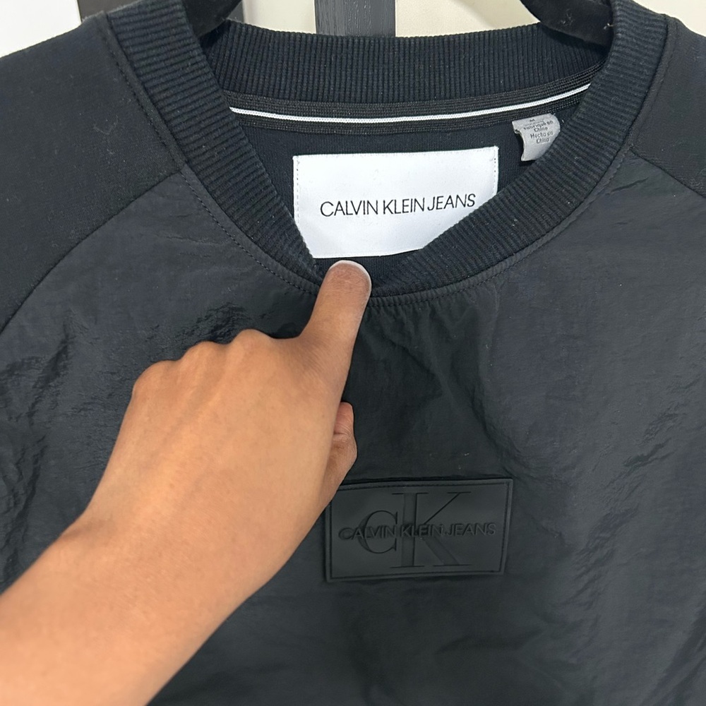 Calvin Klein Jeans Dark Gray Crewneck Sweater